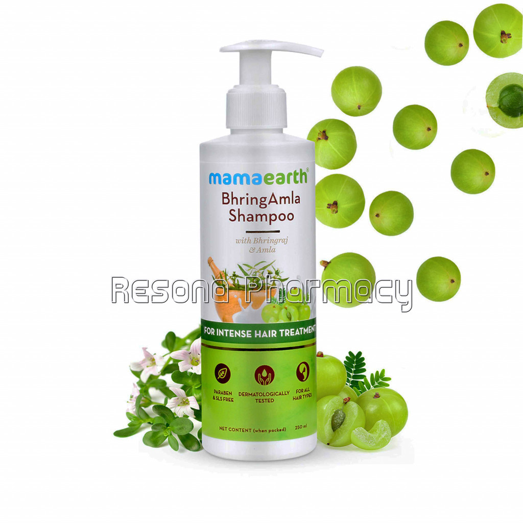 Bhringamla Shampoo With Bhringraj And Amla For Intense Hair Treatment – 250 Ml
