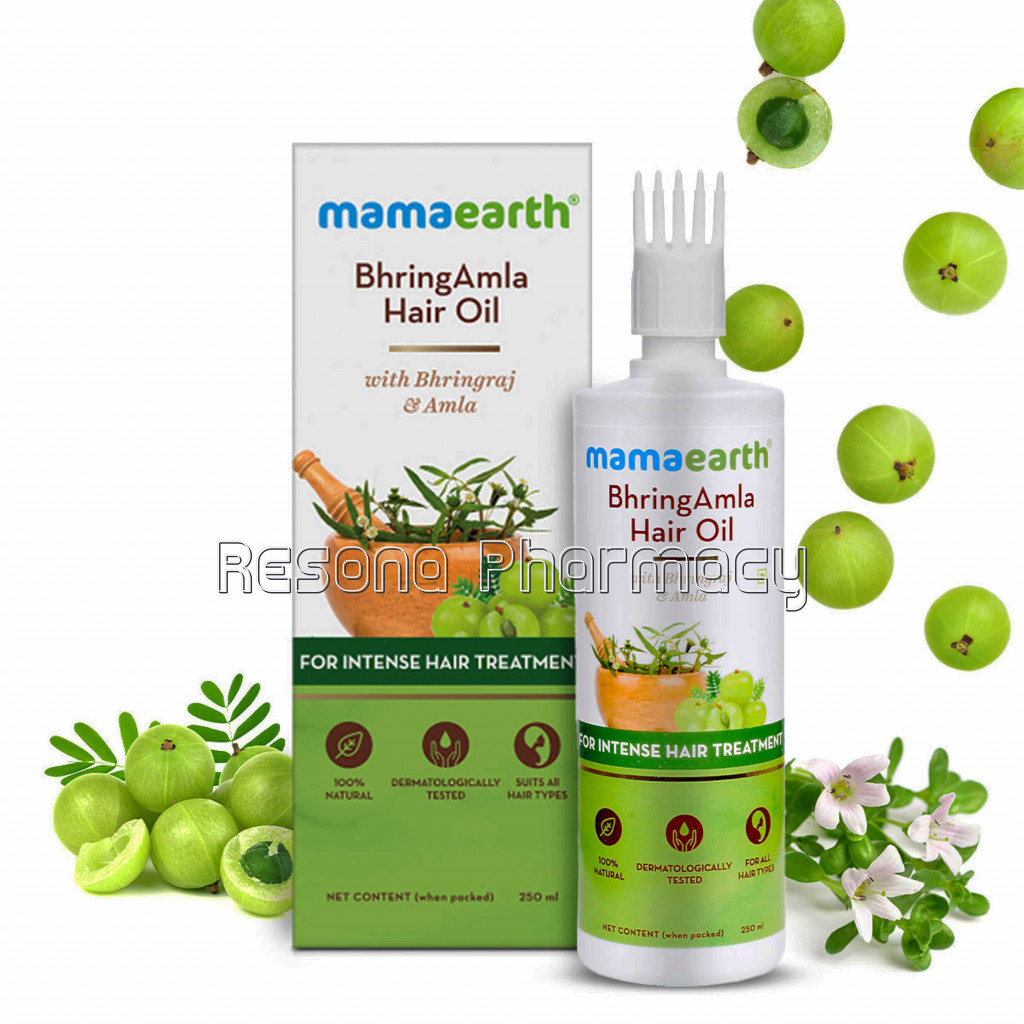 Bhringamla Hair Oil With Bhringraj And Amla For Intense Hair Treatment – 250Ml
