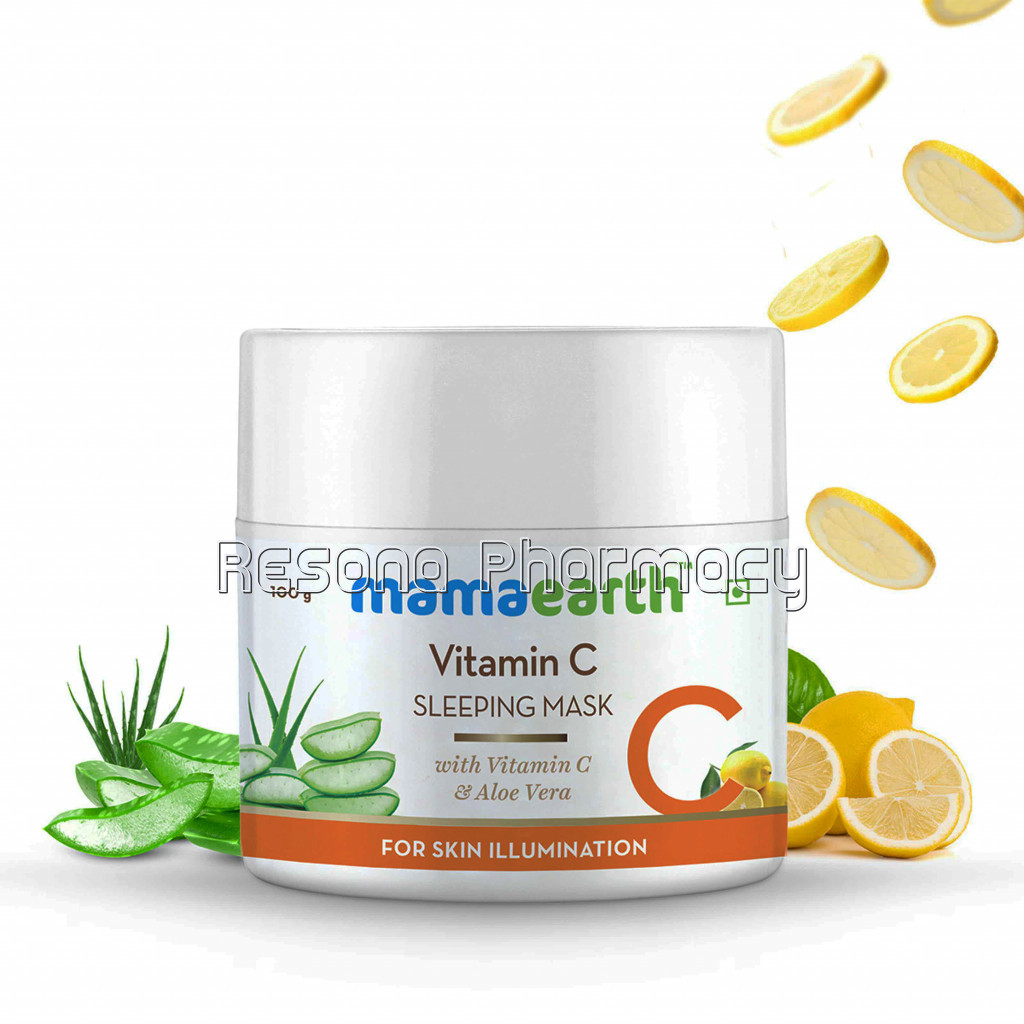 Vitamin C Sleeping Mask With Aloe Vera For Skin Illumination   100 Gm