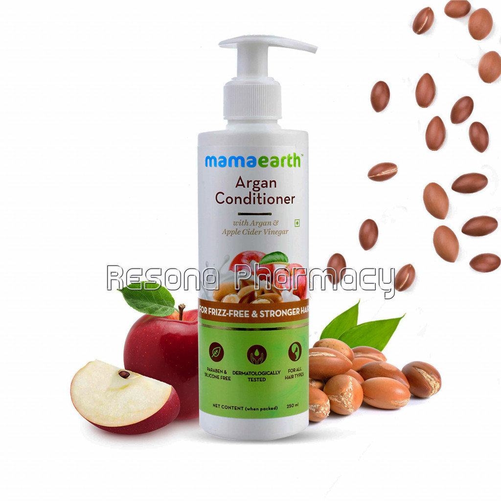 Argan Conditioner With Argan And Apple Cider Vinegar For Frizz Free And Stronger Hair   250Ml