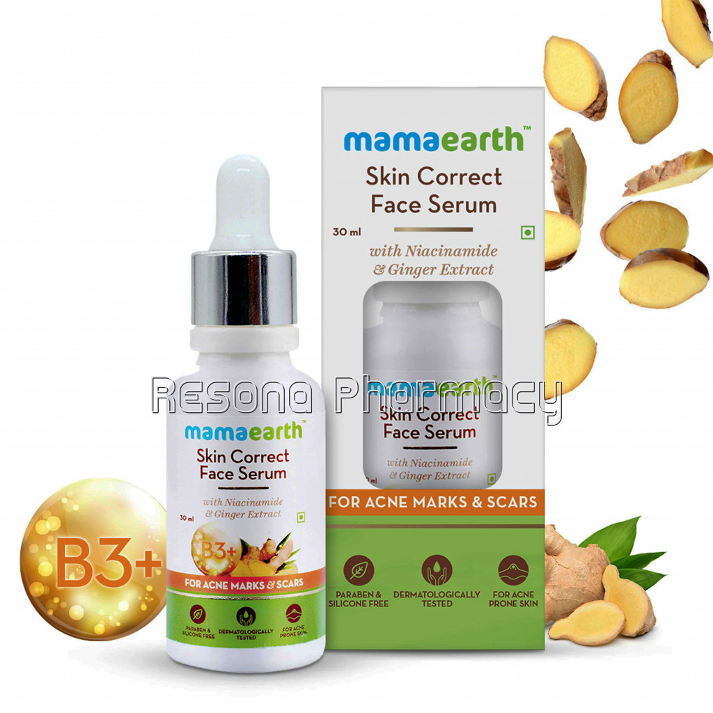 Skin Correct Face Serum With Niacinamide And Ginger Extract For Acne Marks And Scars – 30 Ml