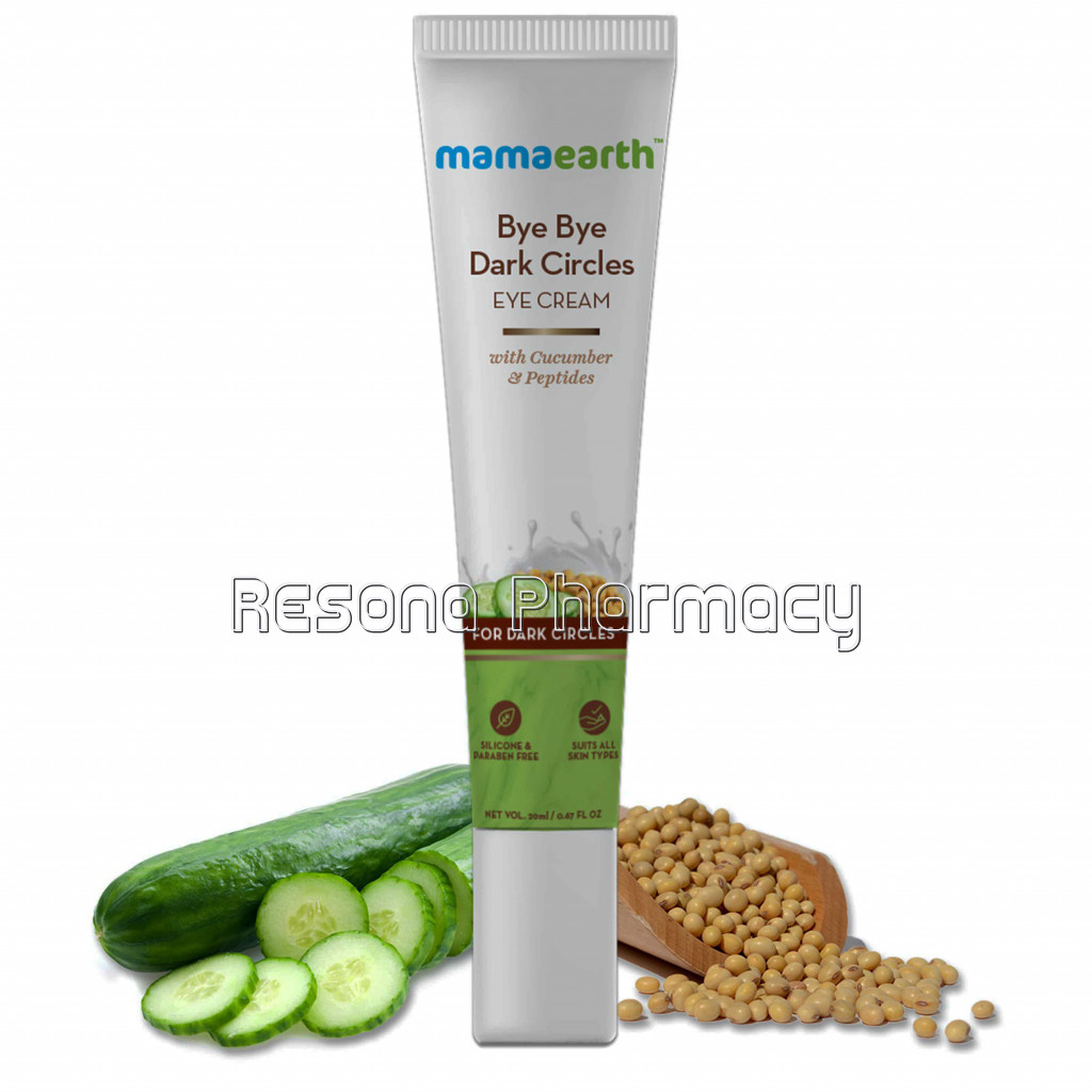 Bye Bye Dark Circles Eye Cream With Cucumber And Peptides For Dark Circles – 20Ml