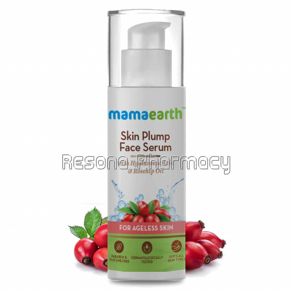 Skin Plump Serum For Face Glow, With Hyaluronic Acid And Rosehip Oil For Ageless Skin   30Ml