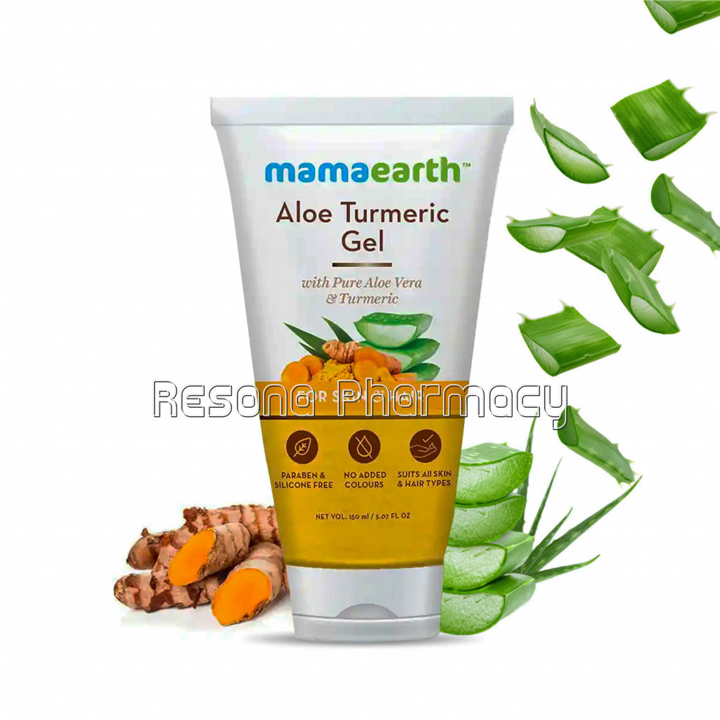 Aloe Turmeric Gel For Skin And Hair 150Ml
