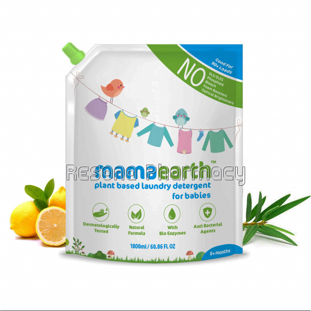 Plant Based Laundry Detergent, 1.8L (Saver Pack, Get 60% Extra)