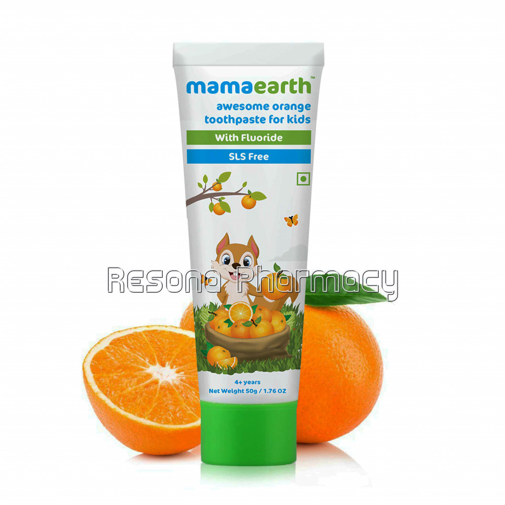 Sulfate Free Awesome Orange Toothpaste For Kids With Fluoride