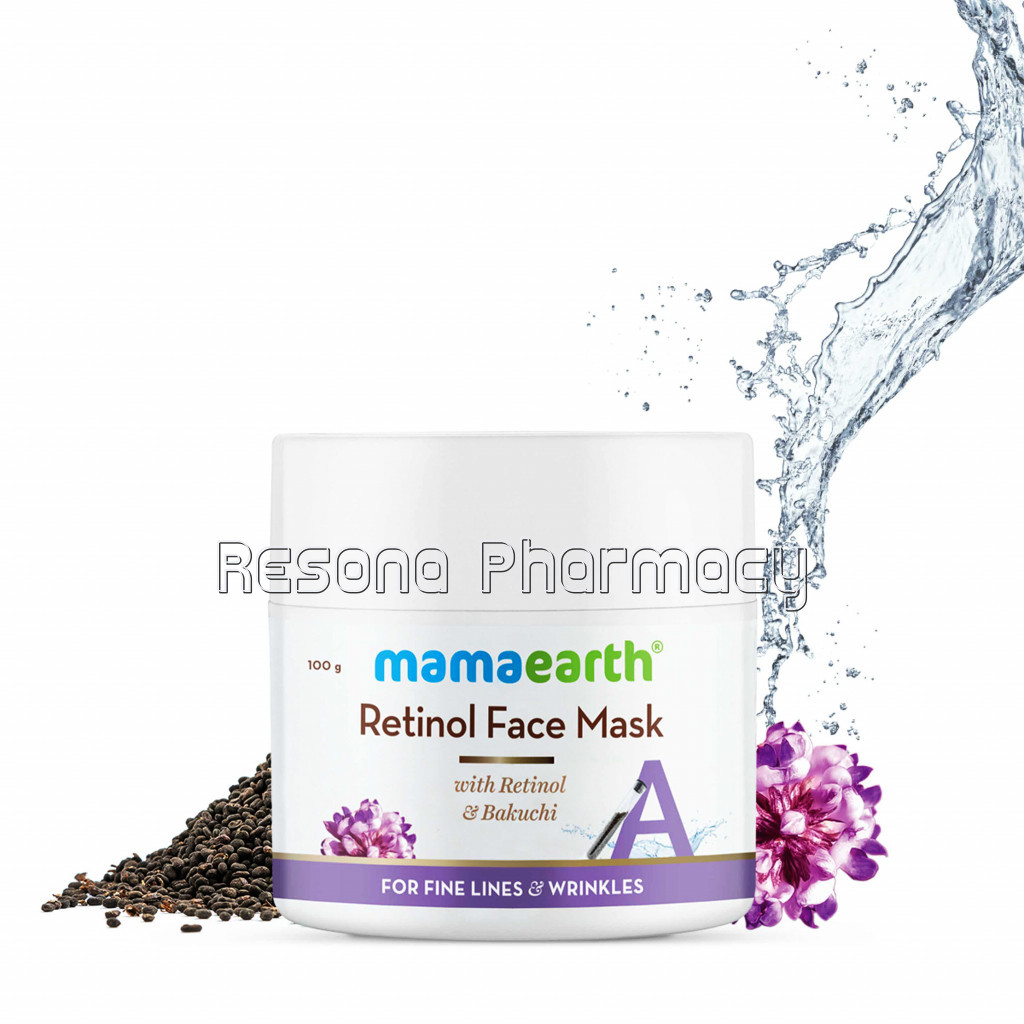 Retinol Face Mask With Retinol And Bakuchi For Fine Lines and Wrinkles   100 Gm