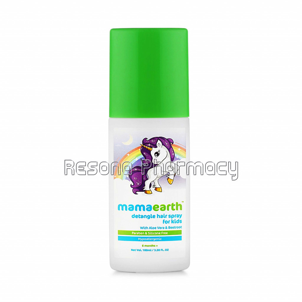 Detangle Hair Spray For Kids With Aloe Vera And Beetroot Extract 100Ml