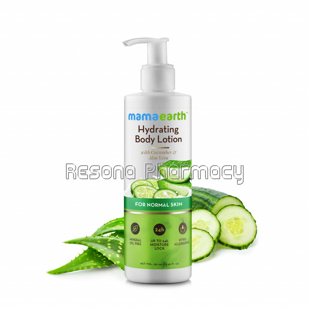 Hydrating NaNaturalBody Lotion With Cucumber And Aloe Vera For Normal Skin   250Ml