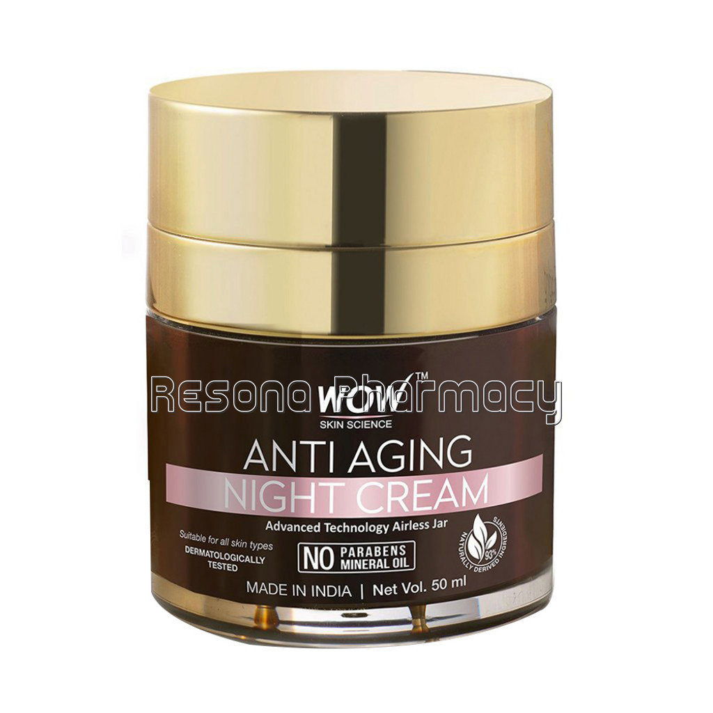 Anti Aging No Parabens and Mineral Oil Night Cream   50 Ml