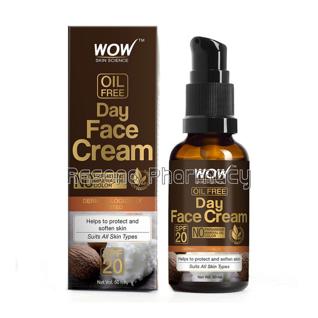 Day Face Cream   Spf 20   With Rosehip Oil and Shea Butter   Oil Free   Quick Absorbing   Protect and Soften Skin   No Parabens, Mineral Oil and Color   50 Ml