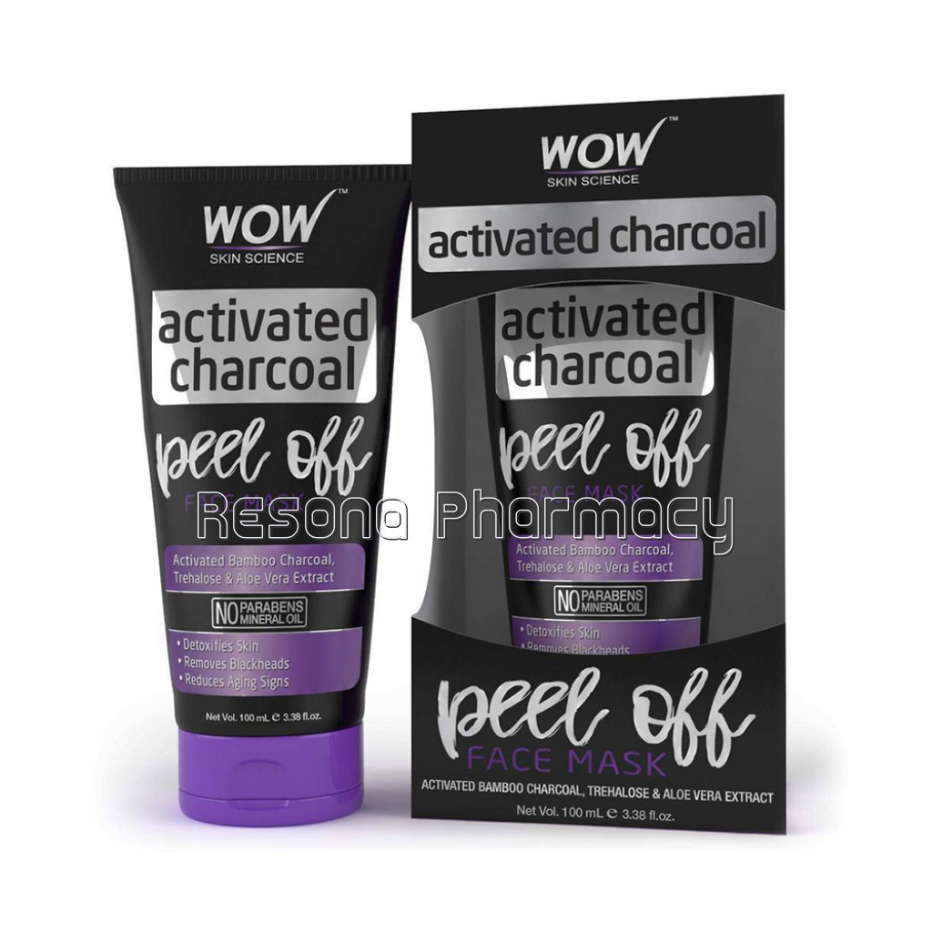 Activated Charcoal Face Mask   Peel Off   No Parabens and Mineral Oils   100 Ml