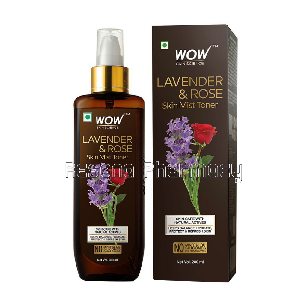 Lavender and Rose No Parabens and Sulphate Skin Mist Toner   200 Ml