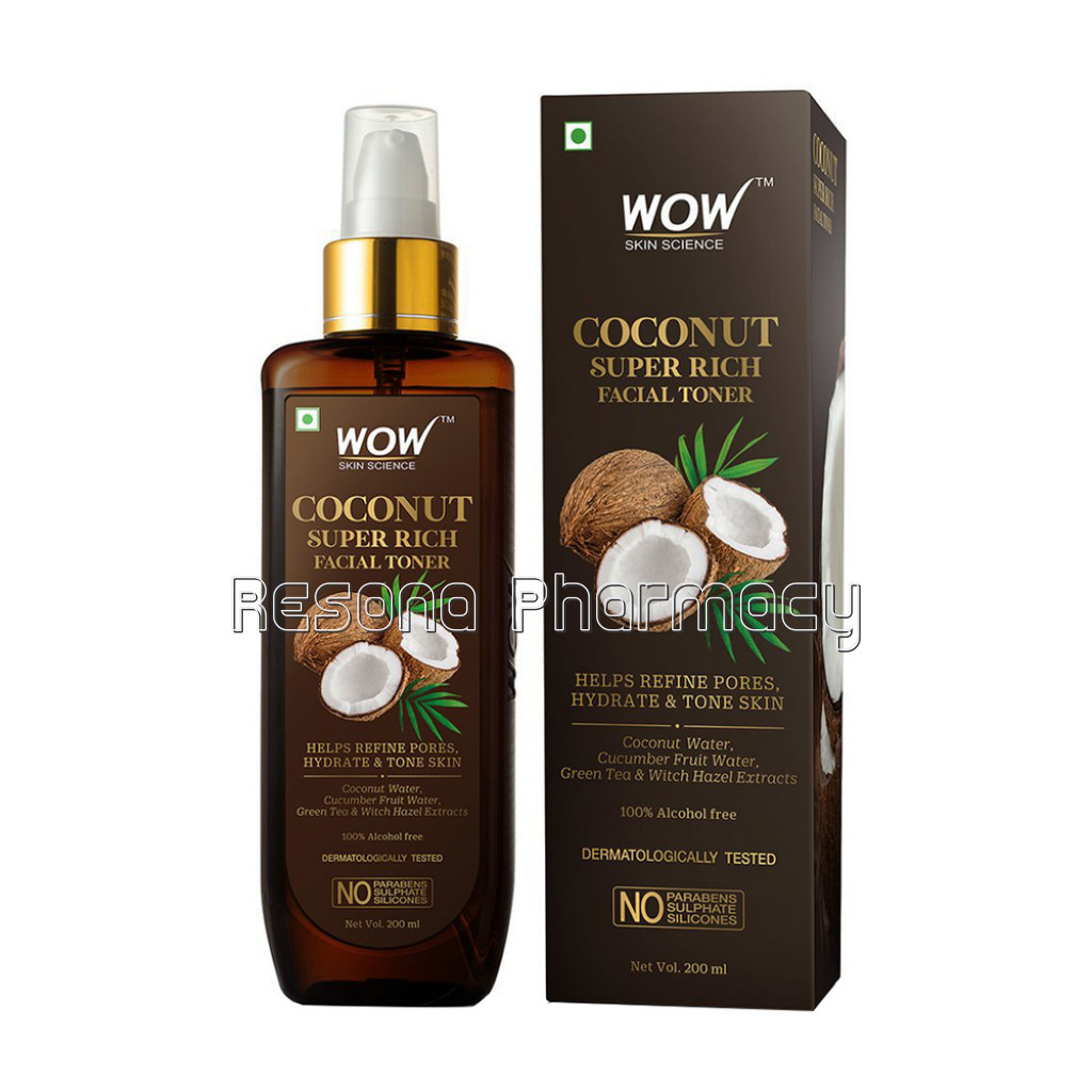 Coconut Super Rich Facial Toner For Hydrating and Toning Skin   For All Skin Types   No Parabens, Sulphate and Silicones   200 Ml