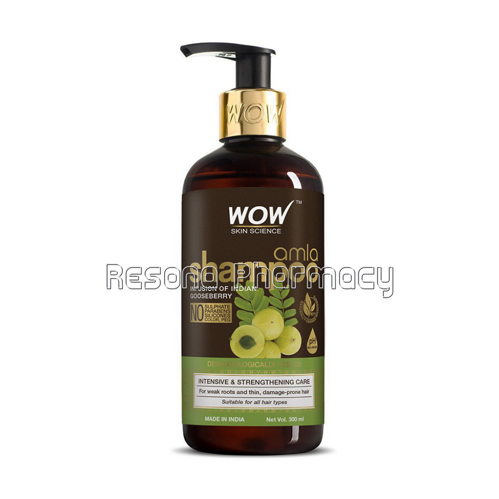 Amla Shampoo For Weak Hair   No Sulphate, Parabens, Silicones, Synthetic Color and Peg   300 Ml