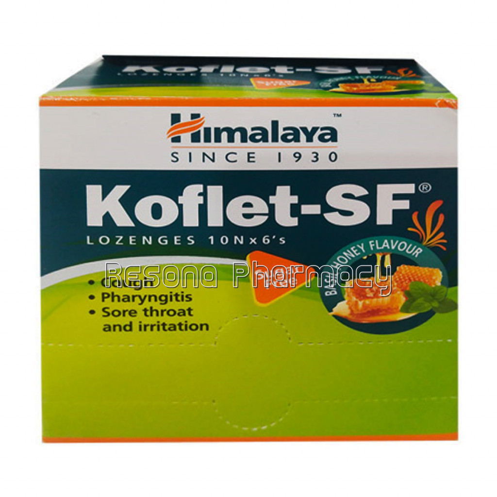 Koflet Sf Lozenges Basil Honey Flavoured