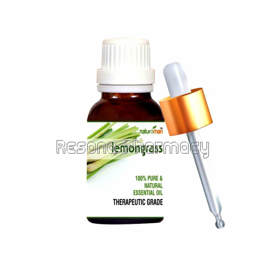 Naturoman Lemongrass NaNaturalEssential Oil Therapeutic Grade 30Ml