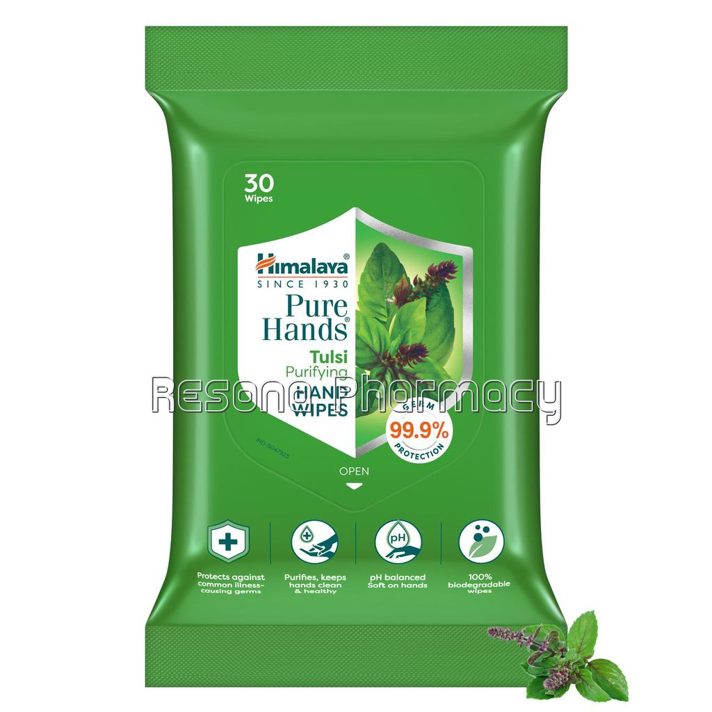 Himalaya Pure Hands Tulsi Purifying Hand Wipes 30'S