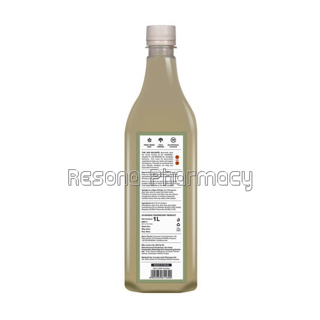 Wheatgrass With Aloevera Juice