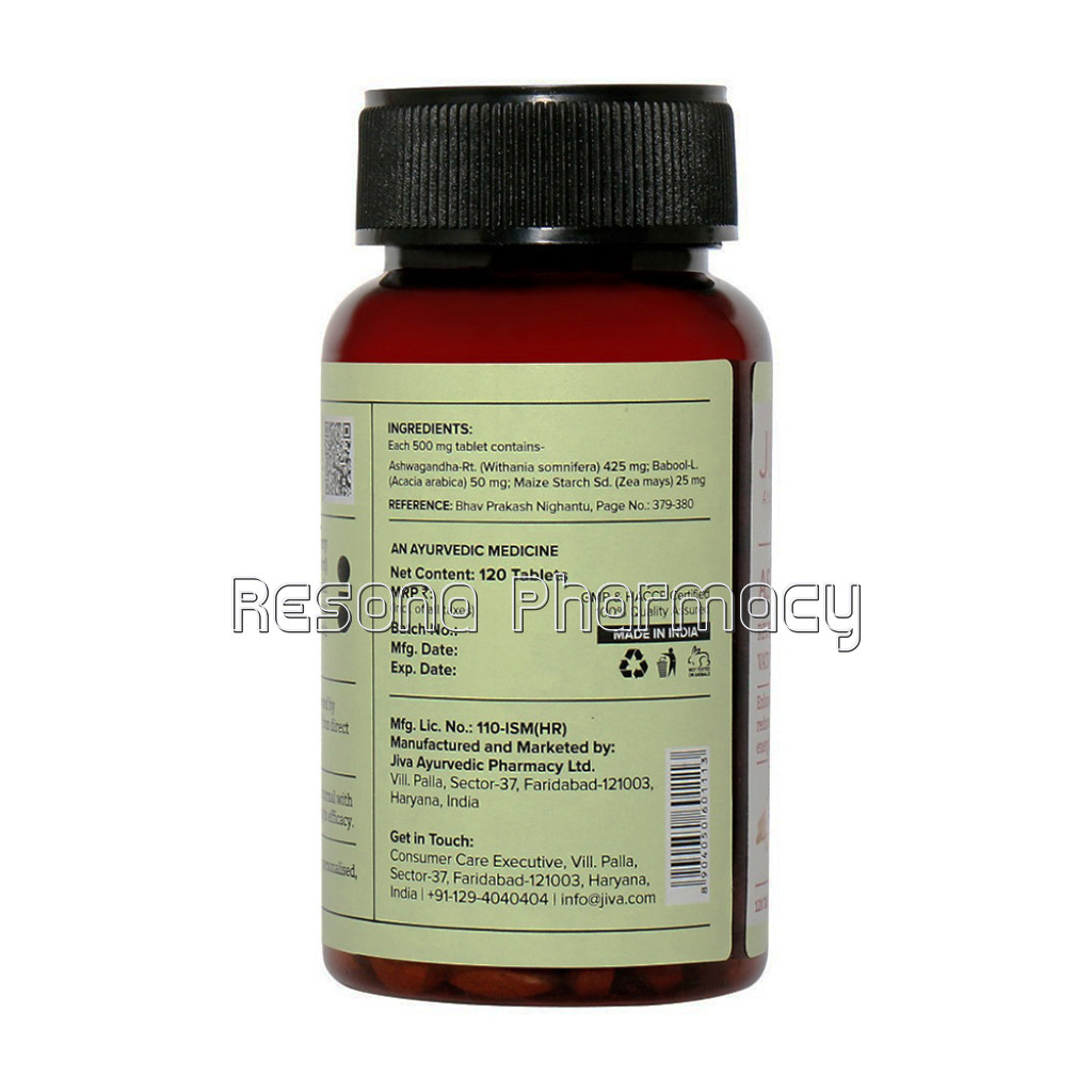 Jiva Ayurveda Ashwagandha Tablets