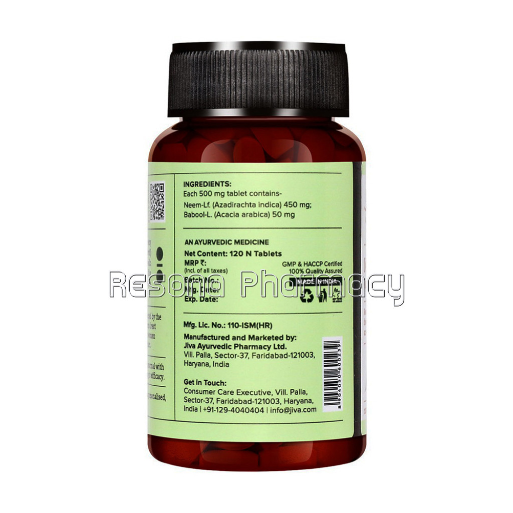 Jiva Ayurveda Neem Tablets