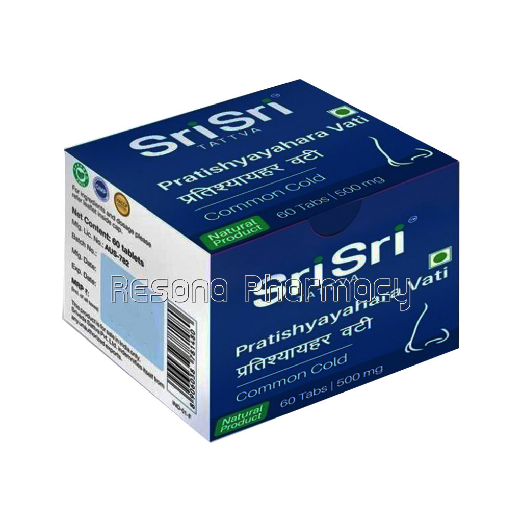 Pratishyayahara Vati Common Cold 500Mg