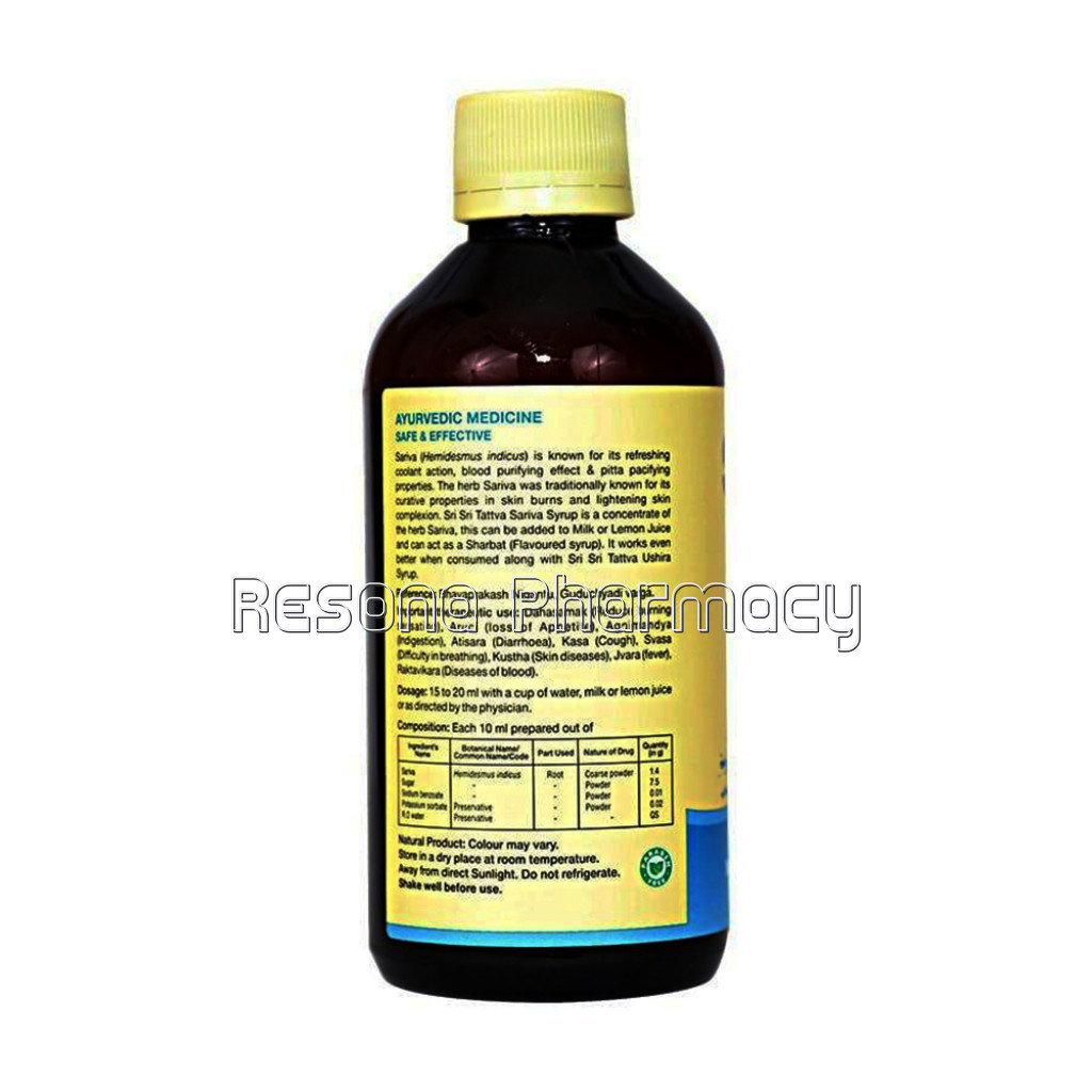 Sariva Syrup NaNaturalCoolant 200Ml