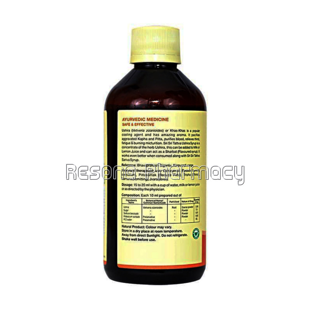 Ushira Syrup   Fatigue and Burning Micturation, 200Ml