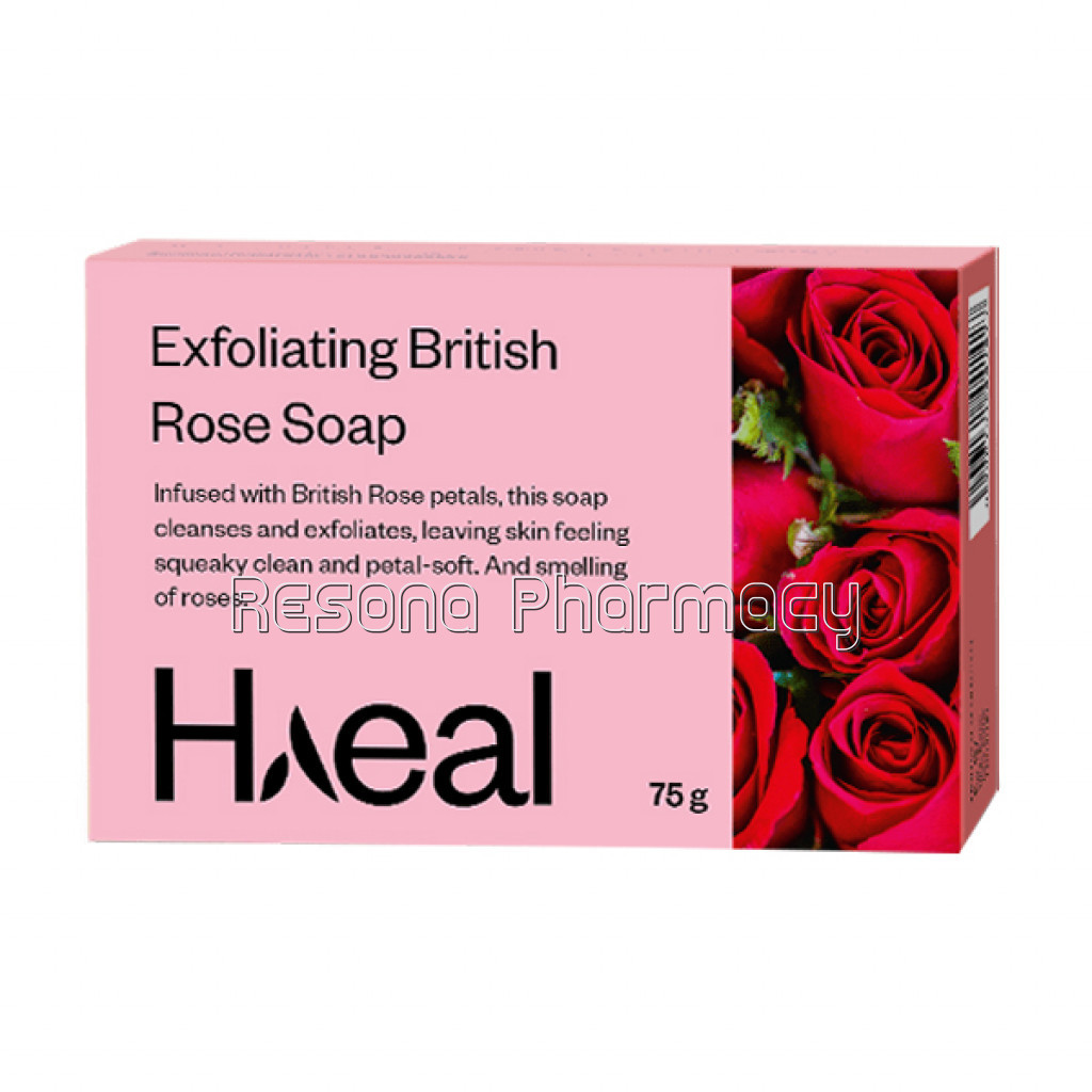 Exfoliating British Rose Beauty Soap