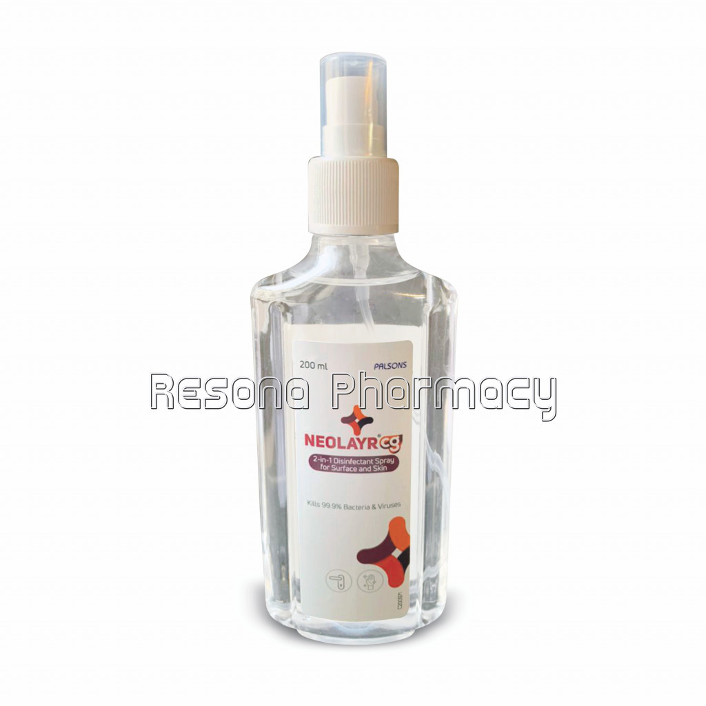 Neolayr Cg 2 In 1 Disinfectant Spray 200Ml