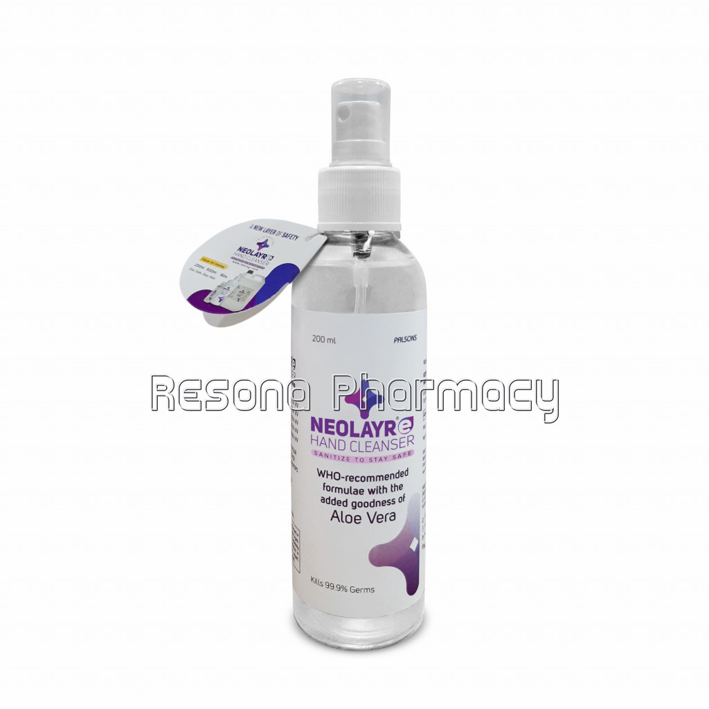 Neolayr E Hand Cleanser 200Ml Spray