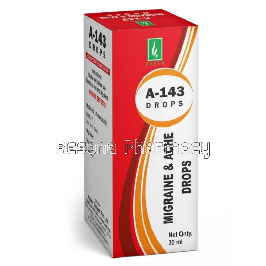A 143 Migraine and Ache Drops
