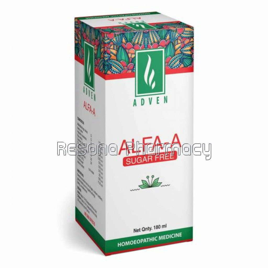 Adven Alfa A Sugar Free 180Ml