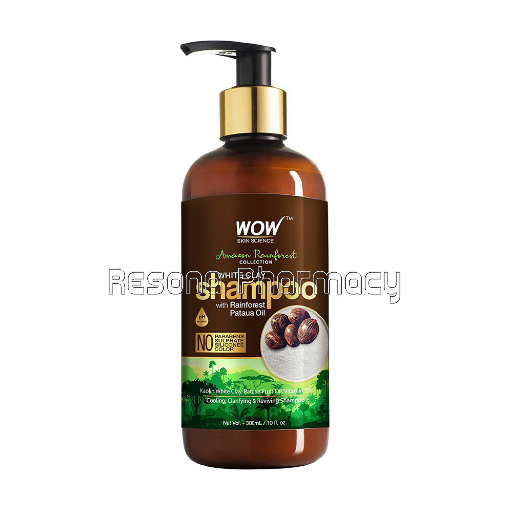 Amazon Rainforest Collection   White Clay Shampoo With Rainforest Pataua Oil   No Parabens, Sulphate, Silicones And Color   300 Ml