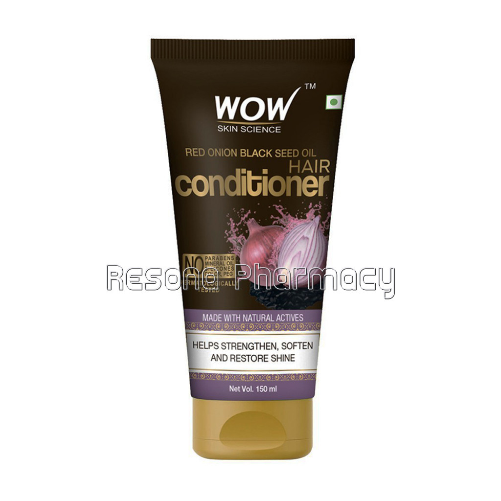 Red Onion Black Seed Oil Hair Conditioner With Red Onion Seed Oil Extract, Black Seed Oil and Hydrolyzed Wheat Protein   No Parabens, Mineral Oil, Silicones, Color and Peg   150 Ml