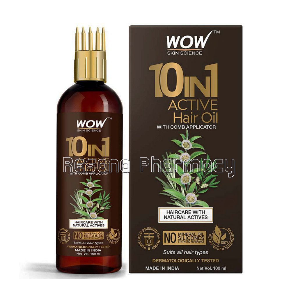10 In 1 Miracle Hair Oil   With Comb Applicator   Cold Pressed   No Mineral Oil, Silicones and Synthetic Fragrance   100 Ml