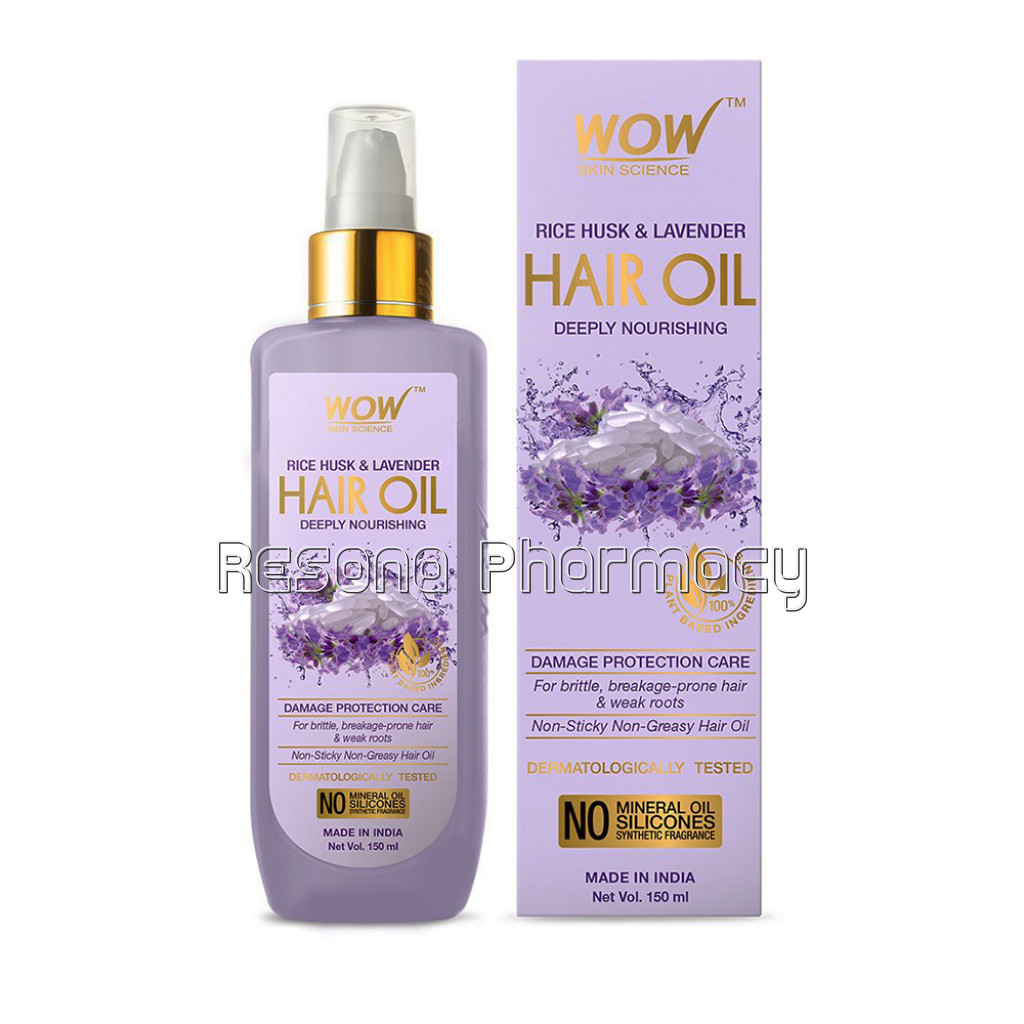 Rice Hair Oil With Rice Husk and Lavender Oil   No Mineral Oil, Silicones and Synthetic Fragrance   150Ml