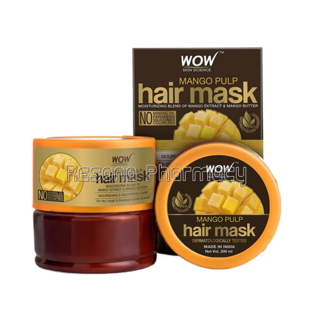 Mango Hair Mask For Healthy Hair   No Mineral Oil, Parabens, Silicones, Synthetic Color, Peg   200Ml