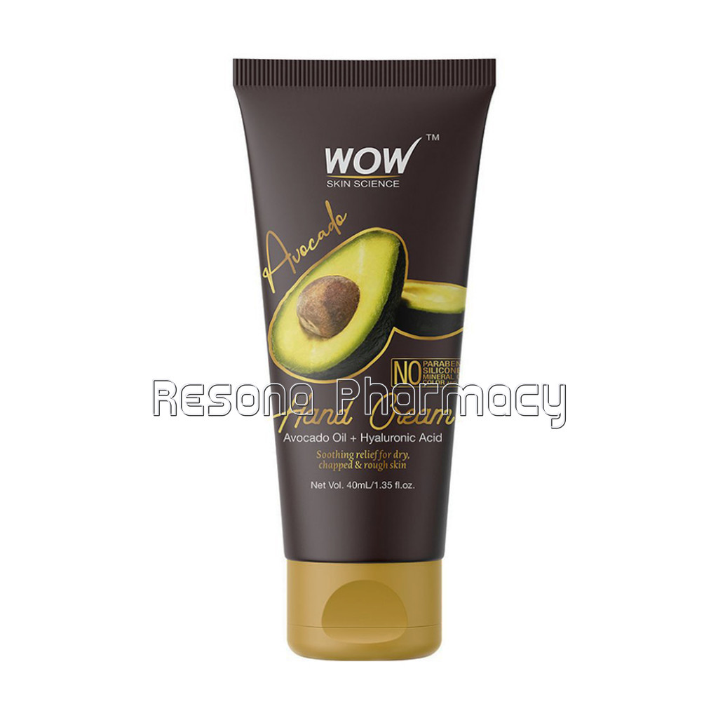 Avocado Gentle Hand Cream With Avocado Oil Plus Hyaluronic Acid   No Parabens, Silicones, Mineral Oil, Color and Pg   40 Ml