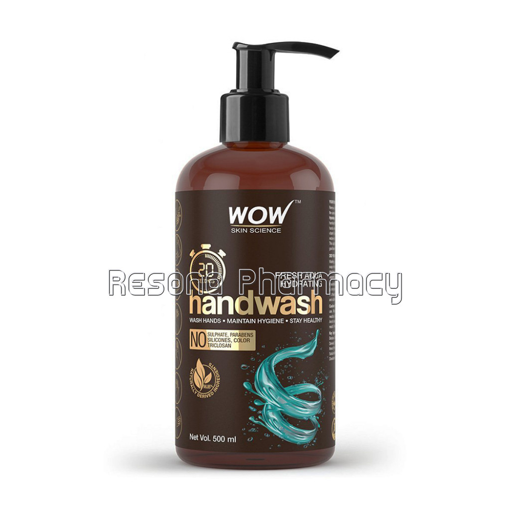 Fresh Aqua Hydrating Handwash   20 Seconds   No Sulphate, Parabens, Silicones, Color and Triclosan   500 Ml
