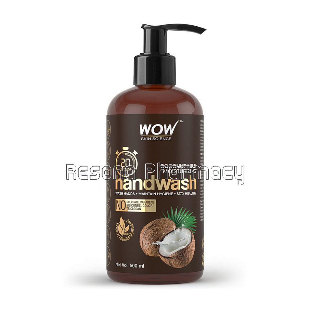 Coconut Milk Moisturizing Handwash   20 Seconds   No Sulphate, Parabens, Silicones, Color and Triclosan   500 Ml