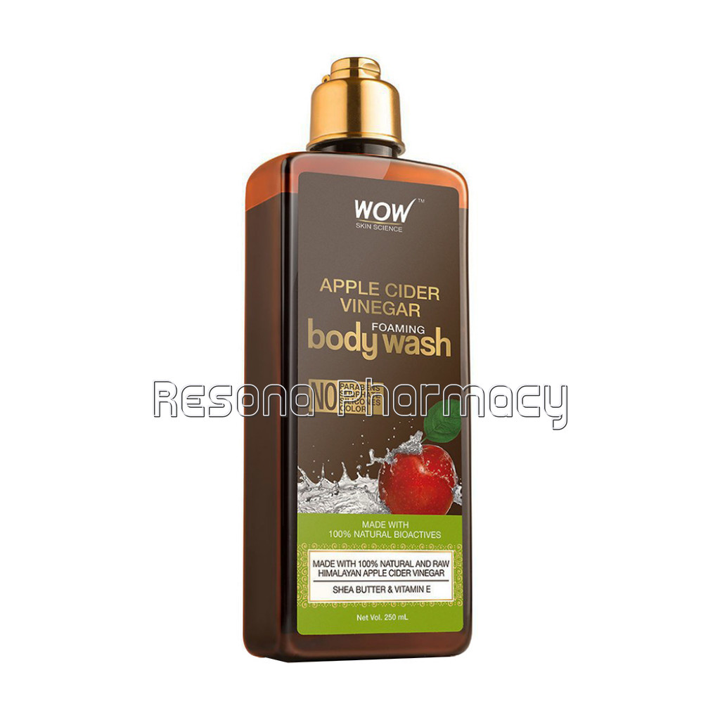 Apple Cider Vinegar Foaming Body Wash   No Parabens, Sulphate, Silicones and Color   250 Ml