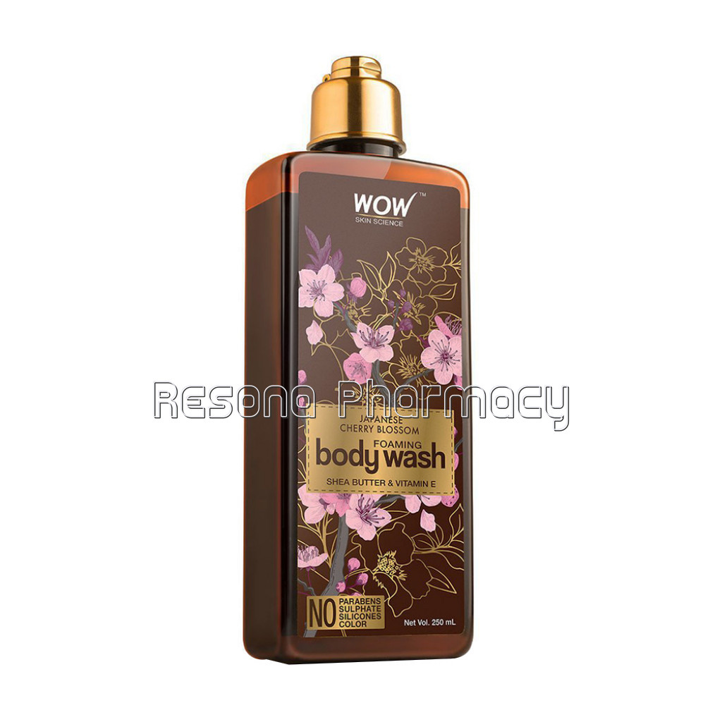 Japanese Cherry Blossom Foaming Body Wash   No Parabens, Sulphate, Silicones and Color   250 Ml