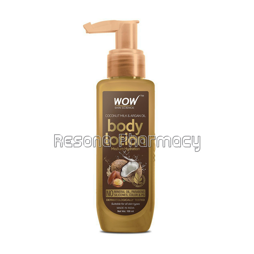 Coconut Milk And Argan Oil Body Lotion   Medium Hydration   No Mineral Oil, Parabens, Silicones, Color and Pg   100 Ml
