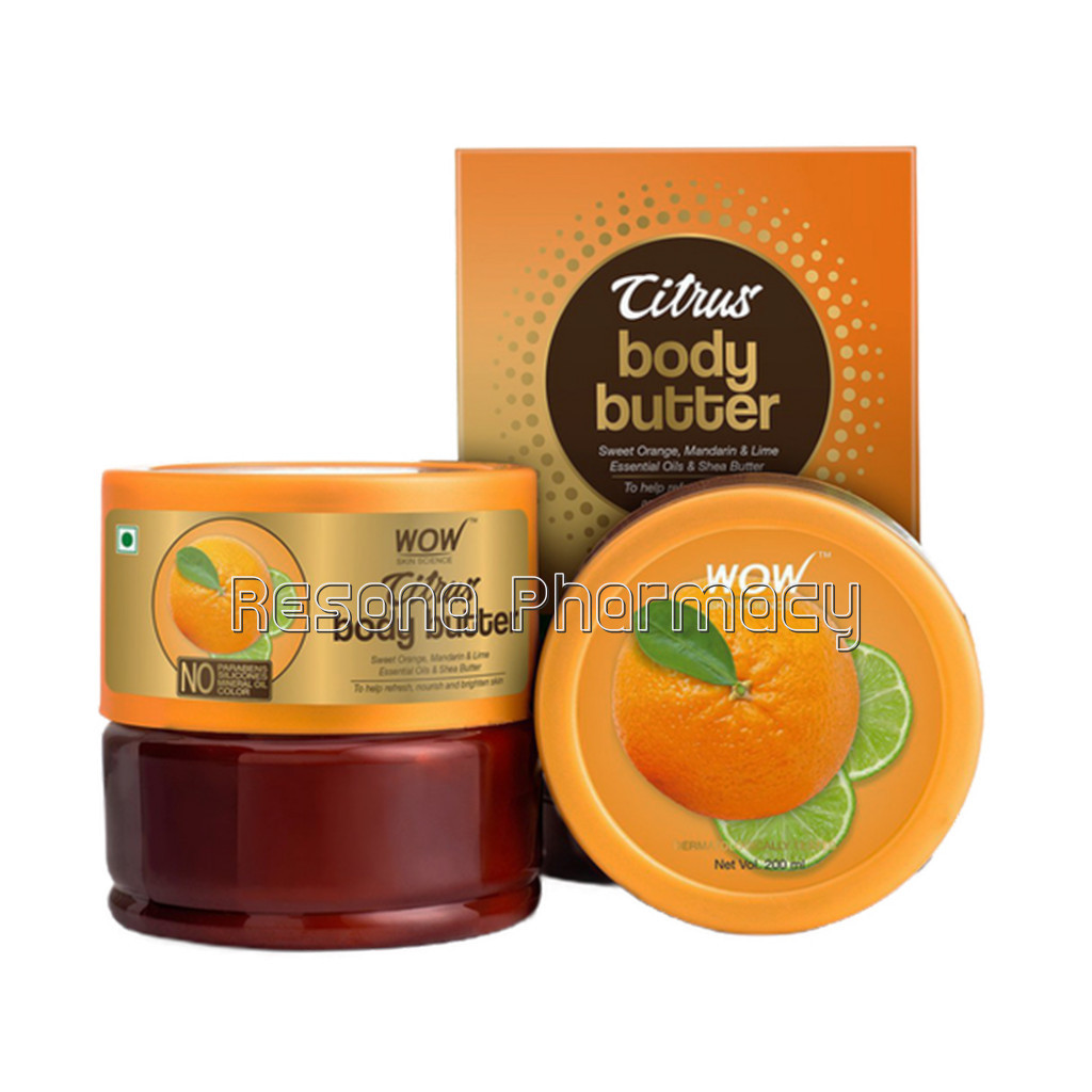 Citrus Butter   No Parabens, Silicones, Mineral Oil and Color   200 Ml