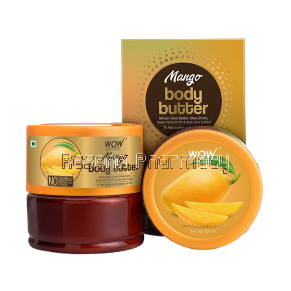 Mango Body Butter   No Parabens, Silicones, Mineral Oil and Color   200 Ml