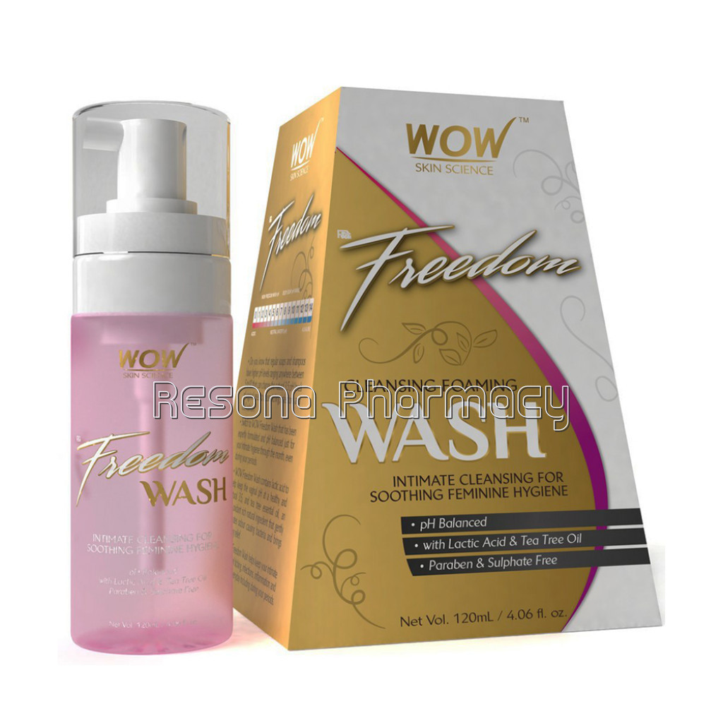 Freedom Cleansing Foam Wash, Lactic Acid And Tea Tree Oil   120 Ml