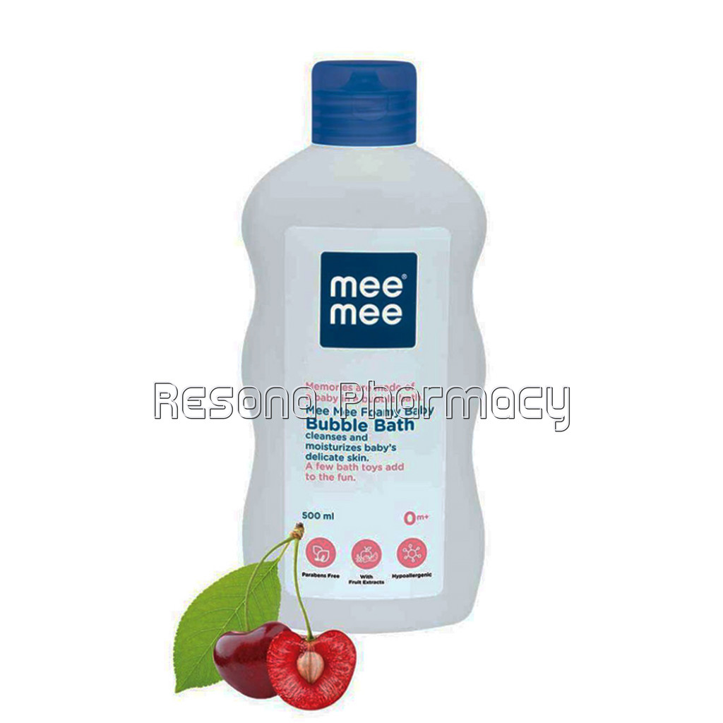 Mee Mee Gentle Baby Bubble Bath, White, 500Ml