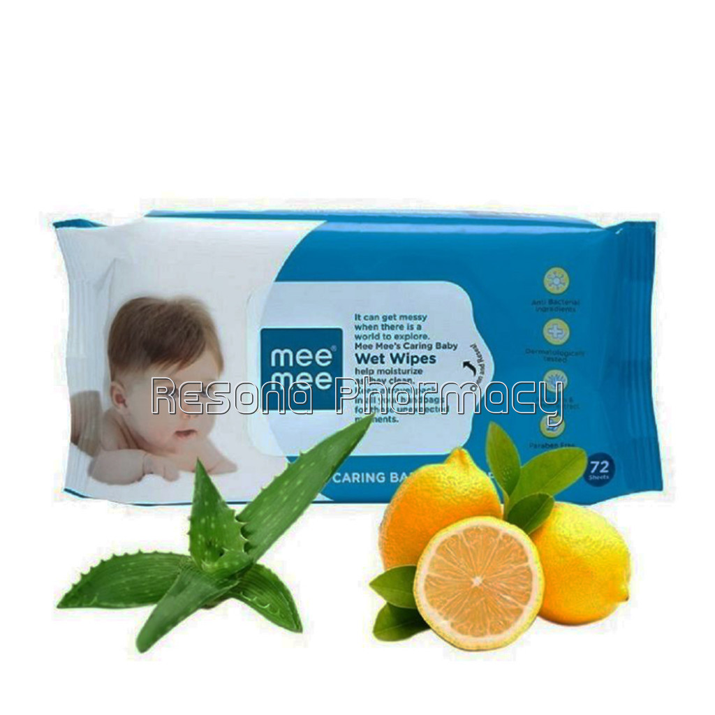 Mee Mee Caring Baby Wet Wipes With Lemon Fragrance