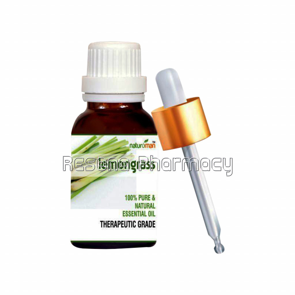 Naturoman Lemongrass NaNaturalEssential Oil Therapeutic Grade 50Ml
